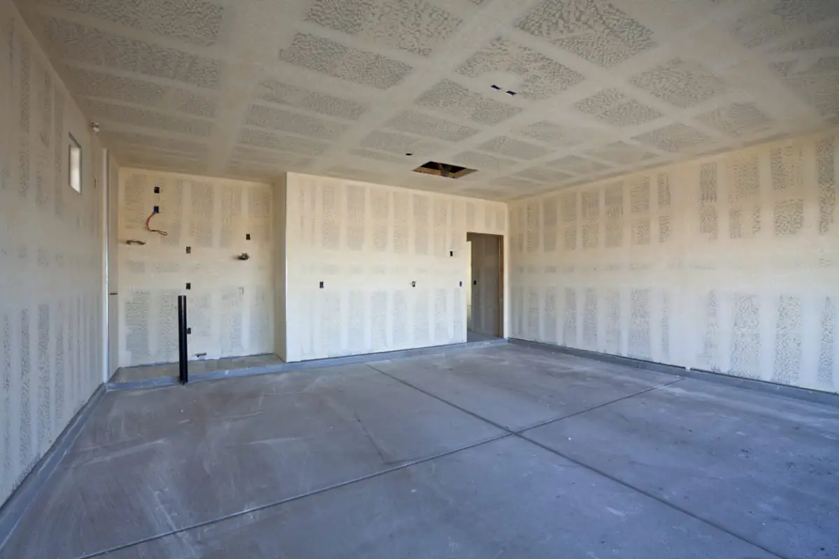 Brand New Garage with Sheetrock Walls