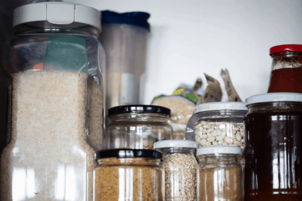 sealed food in jar